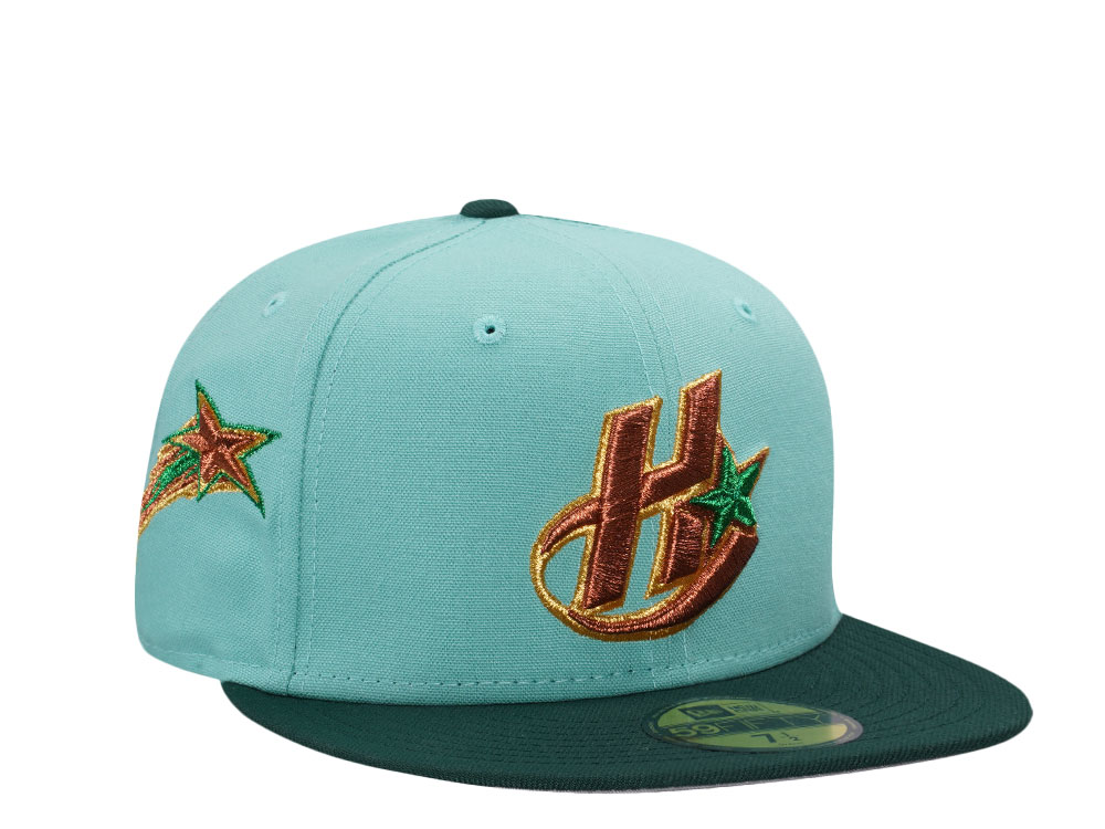 New Era Huntsville Stars Green Copper Two Tone Edition 59Fifty Fitted Hat