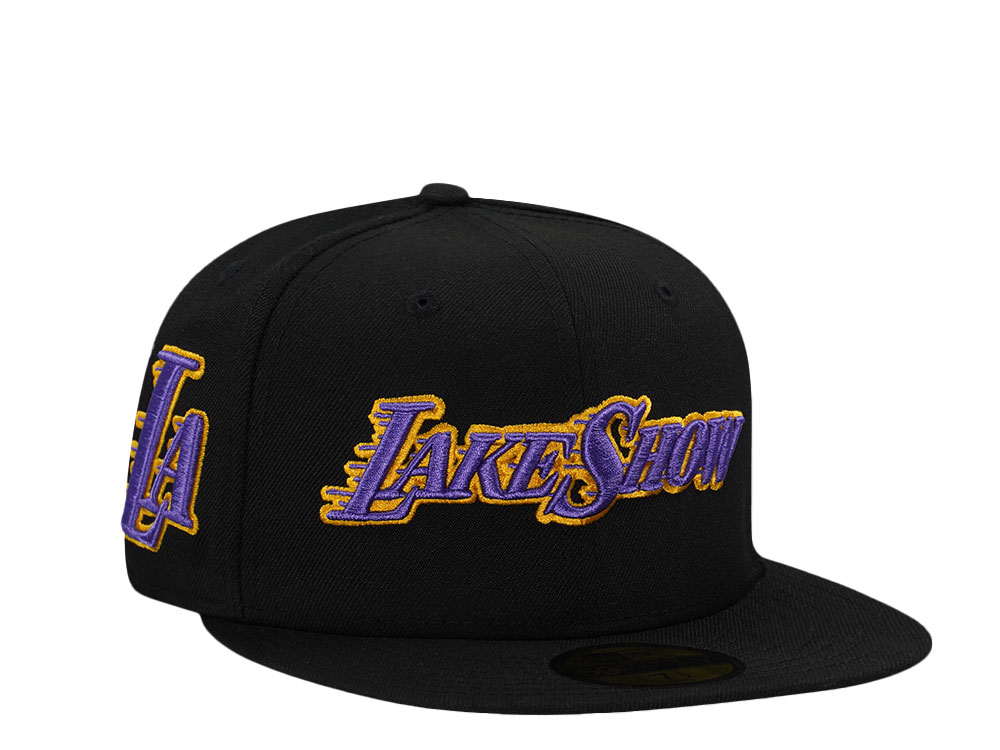 New Era Los Angeles Lakers Lakeshow Black Edition 59Fifty Fitted Hat