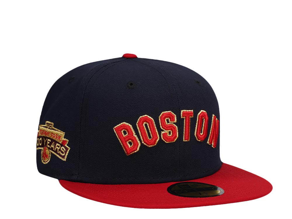 New Era Boston Red Sox Fenway Park Legendary Gold Two Tone Edition 59Fifty Fitted Hat
