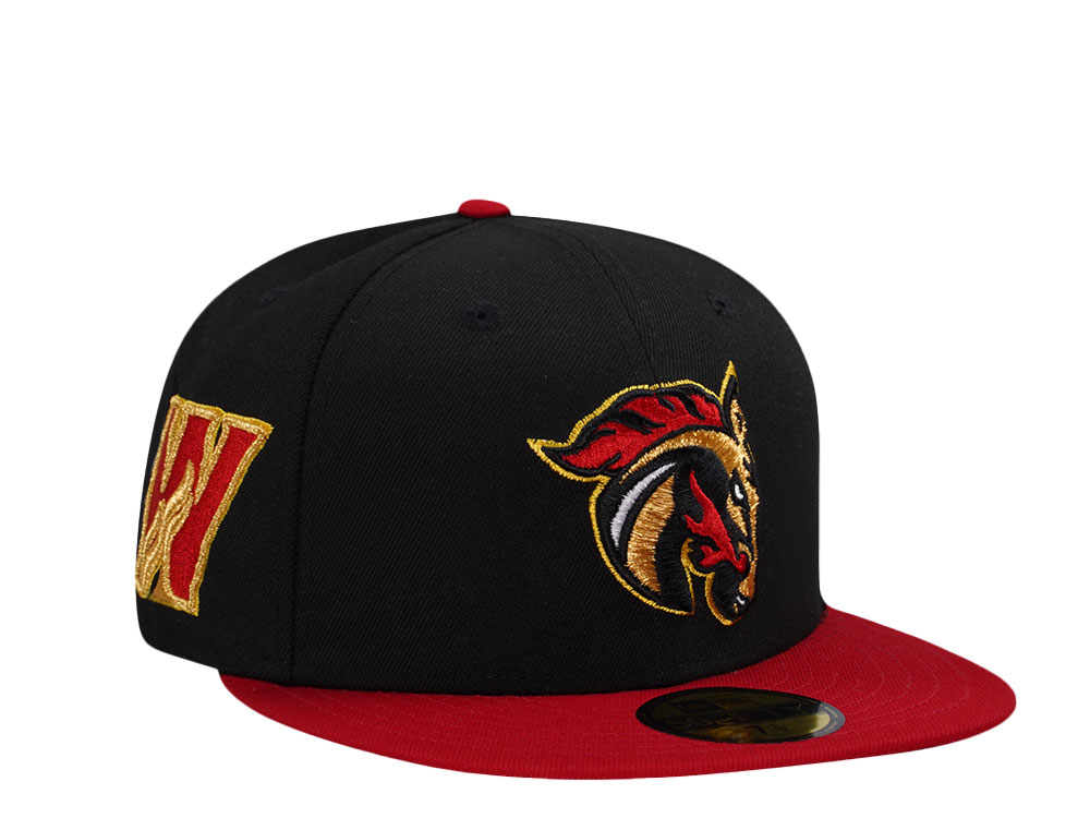 New Era Calgary Wranglers Metallic Two Tone Edition 59Fifty Fitted Hat