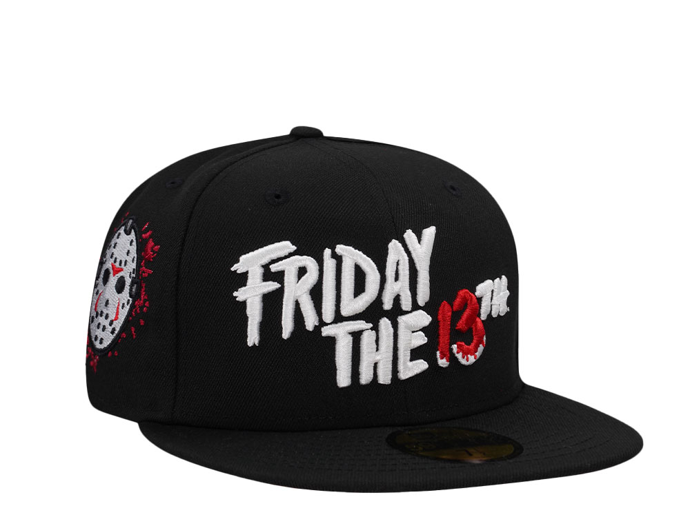 New Era Friday the 13th Black and Red Prime Edition  59Fifty Fitted Hat