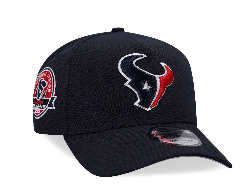 New Era Houston Texans 2002 Navy 9Forty A Frame Snapback Hat