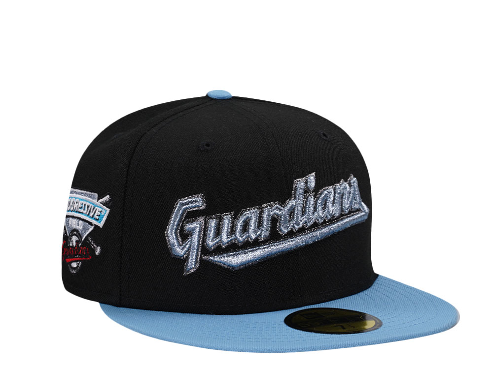 New Era Cleveland Guardians Progressive Field Black Prime Two Tone Edition 59Fifty Fitted Hat