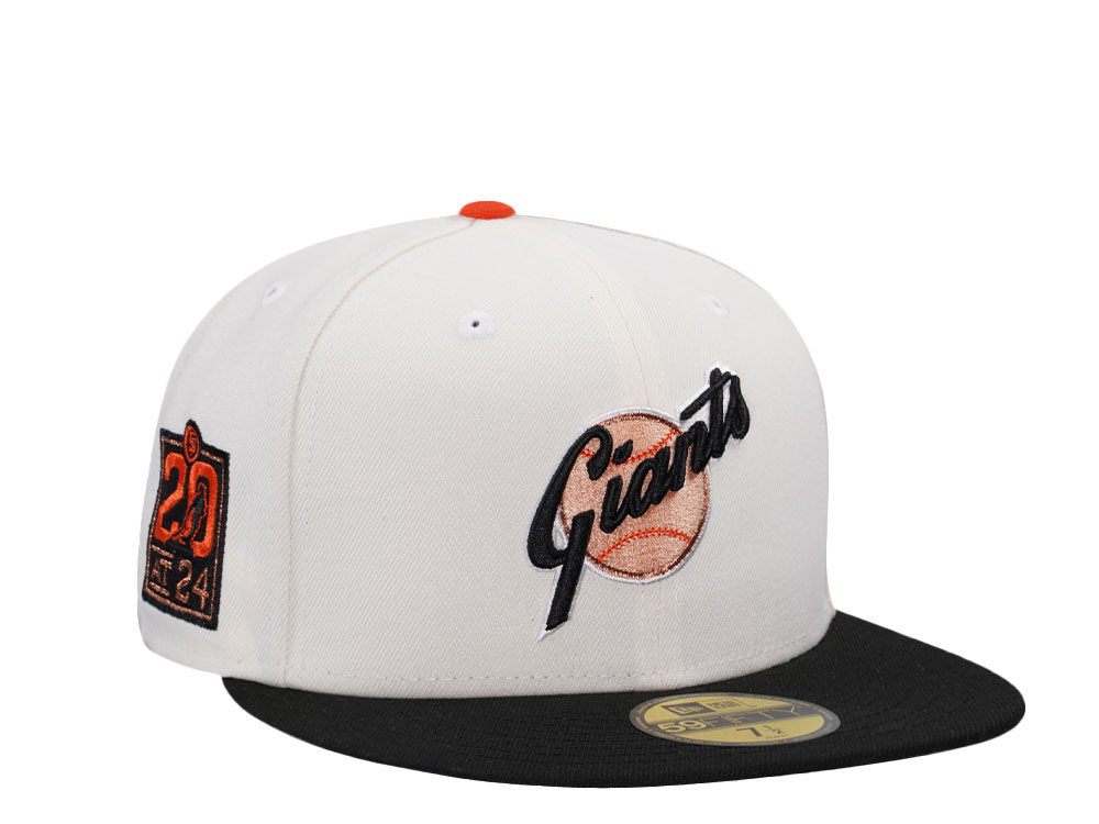 New Era San Francisco Giants 20 AT 24 Chrome Two Tone Edition 59Fifty Fitted Hat