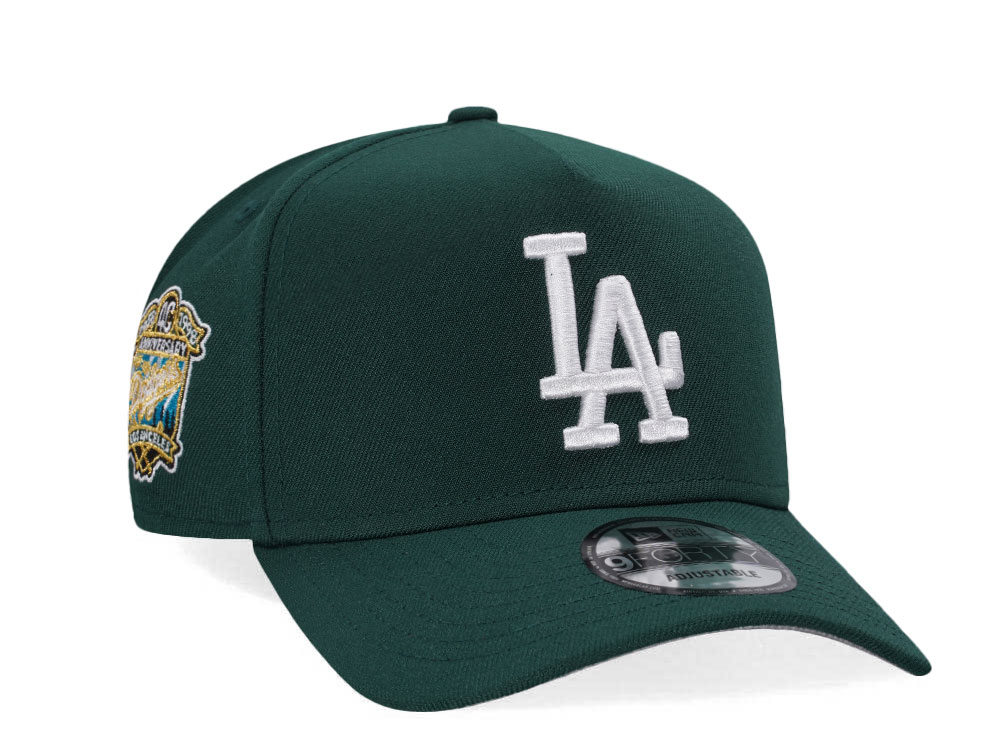 New Era Los Angeles Dodgers 40th Anniversary Dark Green 9Forty A Frame Snapback Hat