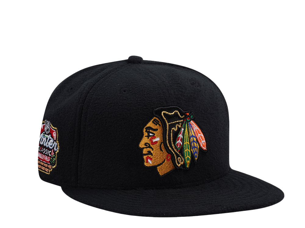 New Era Chicago Blackhawks Winter Classic 2025 Fleece Prime Edition 59Fifty Fitted Hat