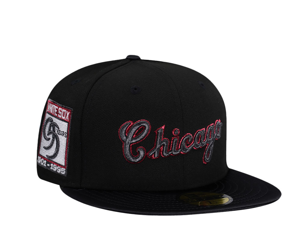 New Era Chicago White Sox 95 Years Black Edition 59Fifty Fitted Hat
