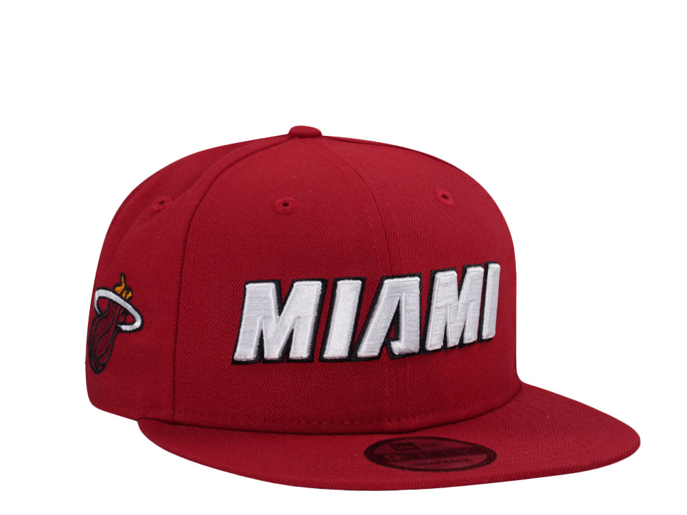 New Era Miami Heat  2024 Statement Edition 9Fifty Snapback Hat