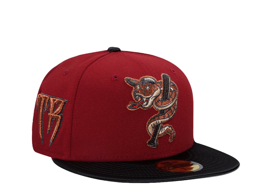 New Era Wisconsin Timber Rattlers Brick Satin Brim Edition 59Fifty Fitted Hat