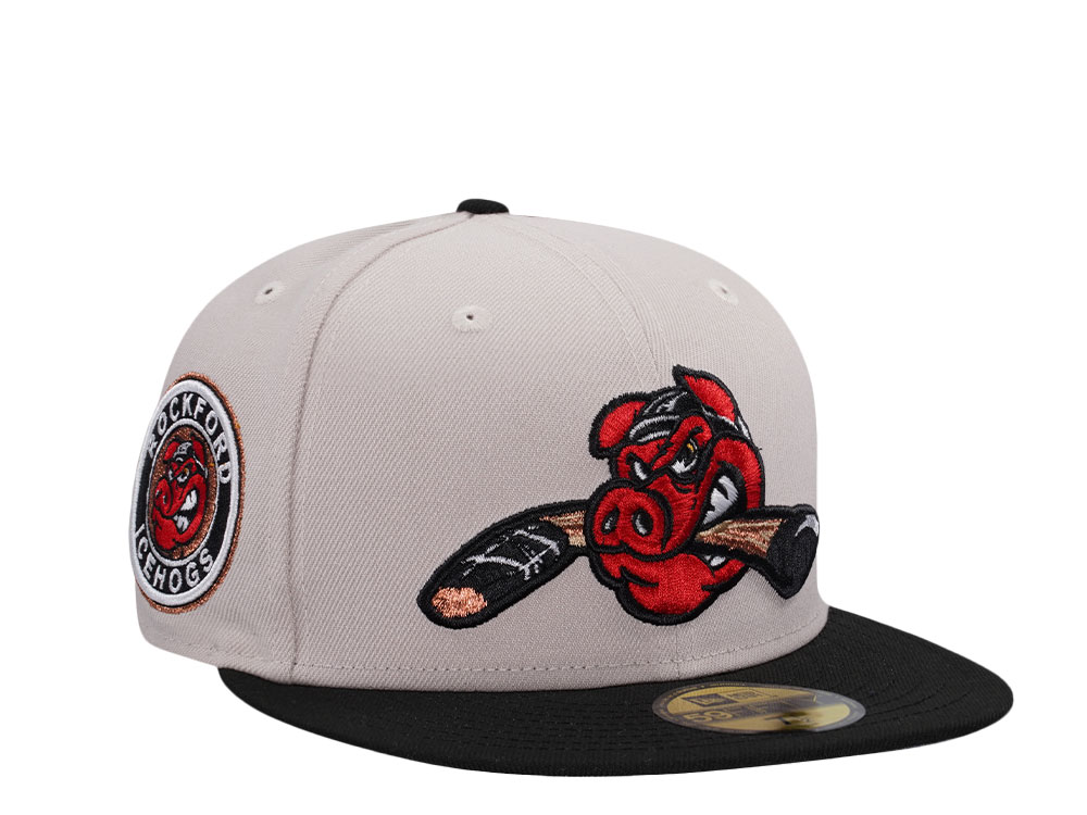 New Era Rochester Icehogs Stone Two Tone Edition 59Fifty Fitted Hat