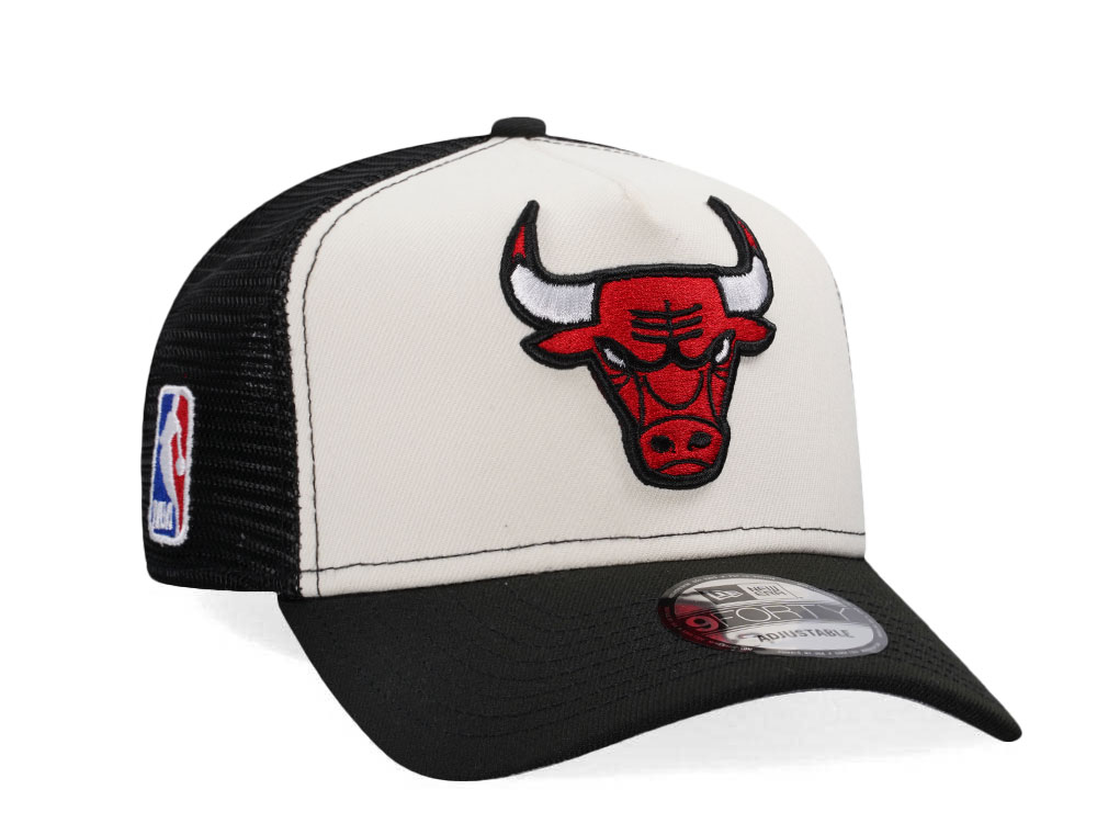 New Era Chicago Bulls Chrome Two Tone Edition Trucker A Frame 9Forty Hat