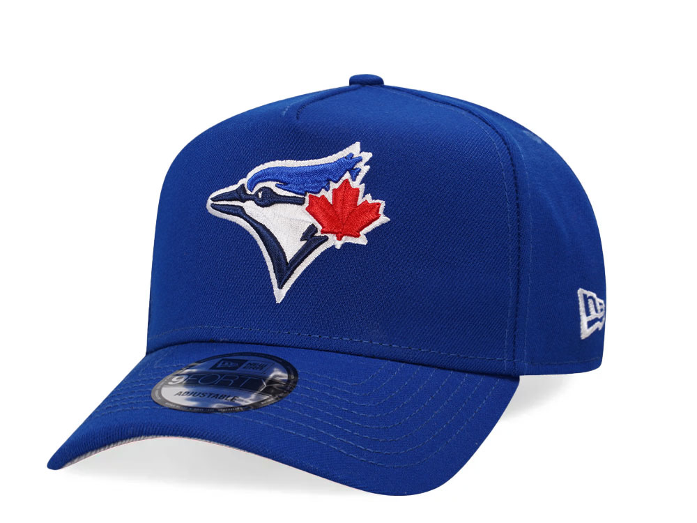 New Era Toronto Blue Jays Blue Classic Edition 9Forty A Frame Snapback Hat