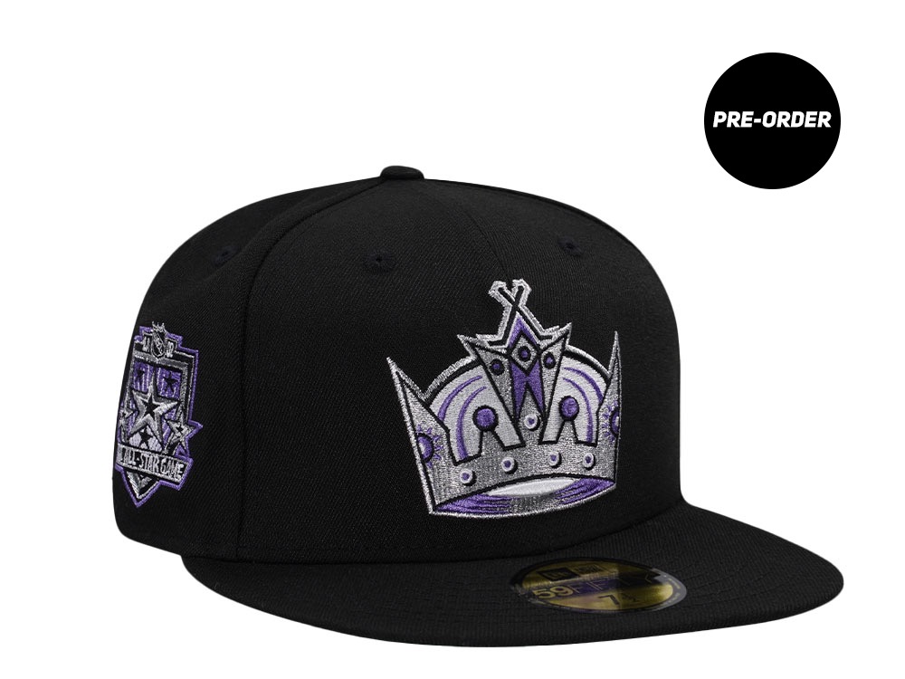 PRE-ORDER New Era Los Angeles Kings All Star Game 2002 Black Throwback Edition 59Fifty Fitted Hat